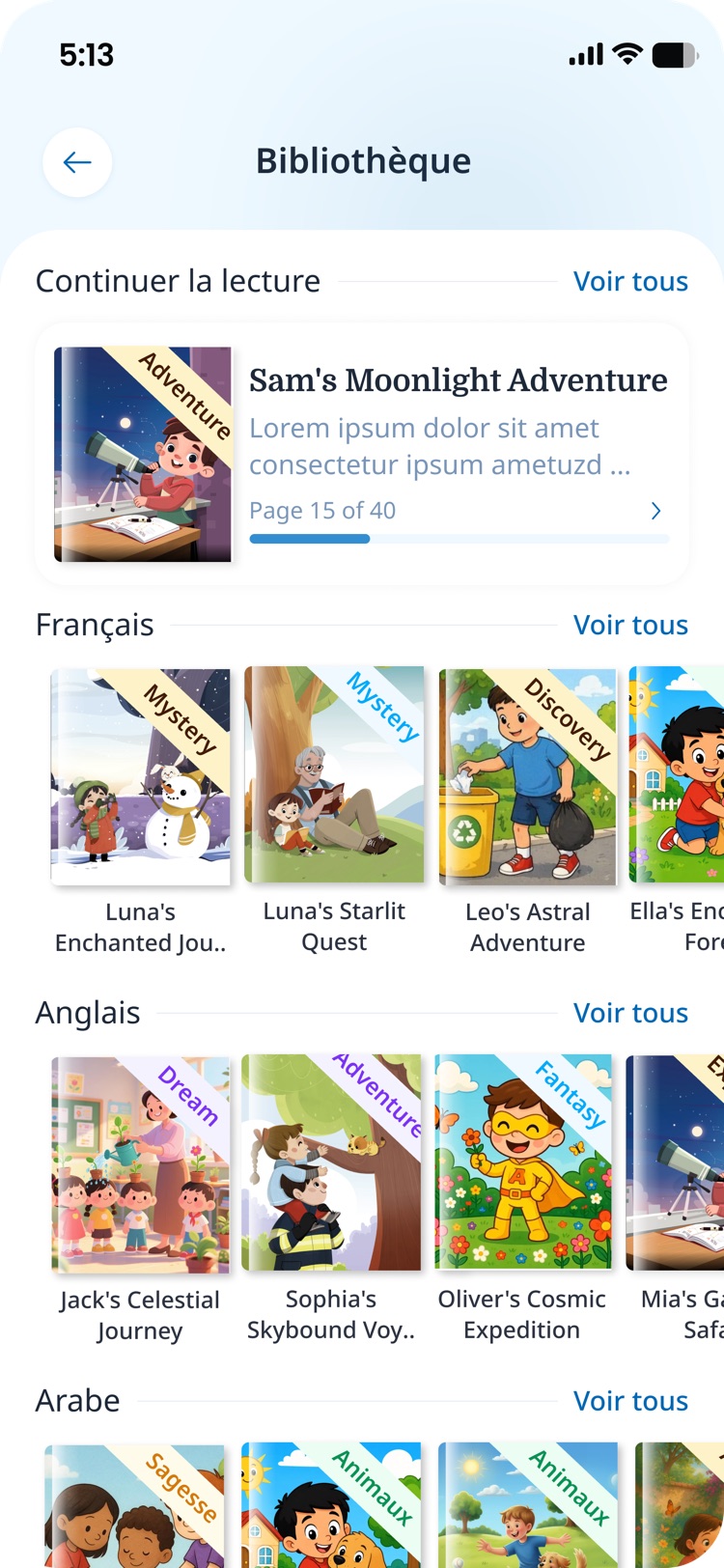 Une bibliothèque pour continuer à lire