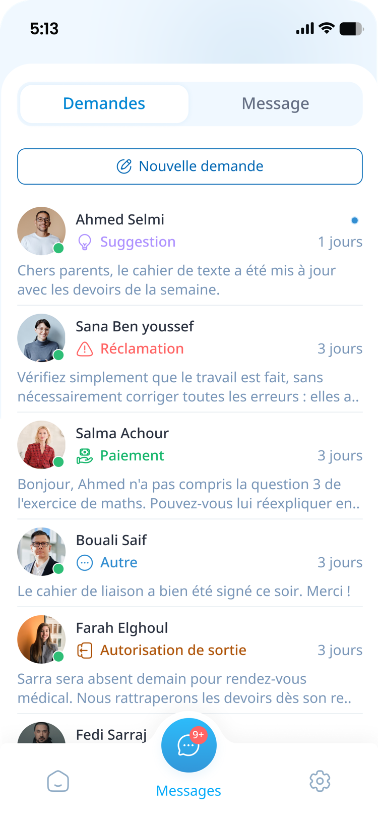 Écrire à l'école sans donner son numéro